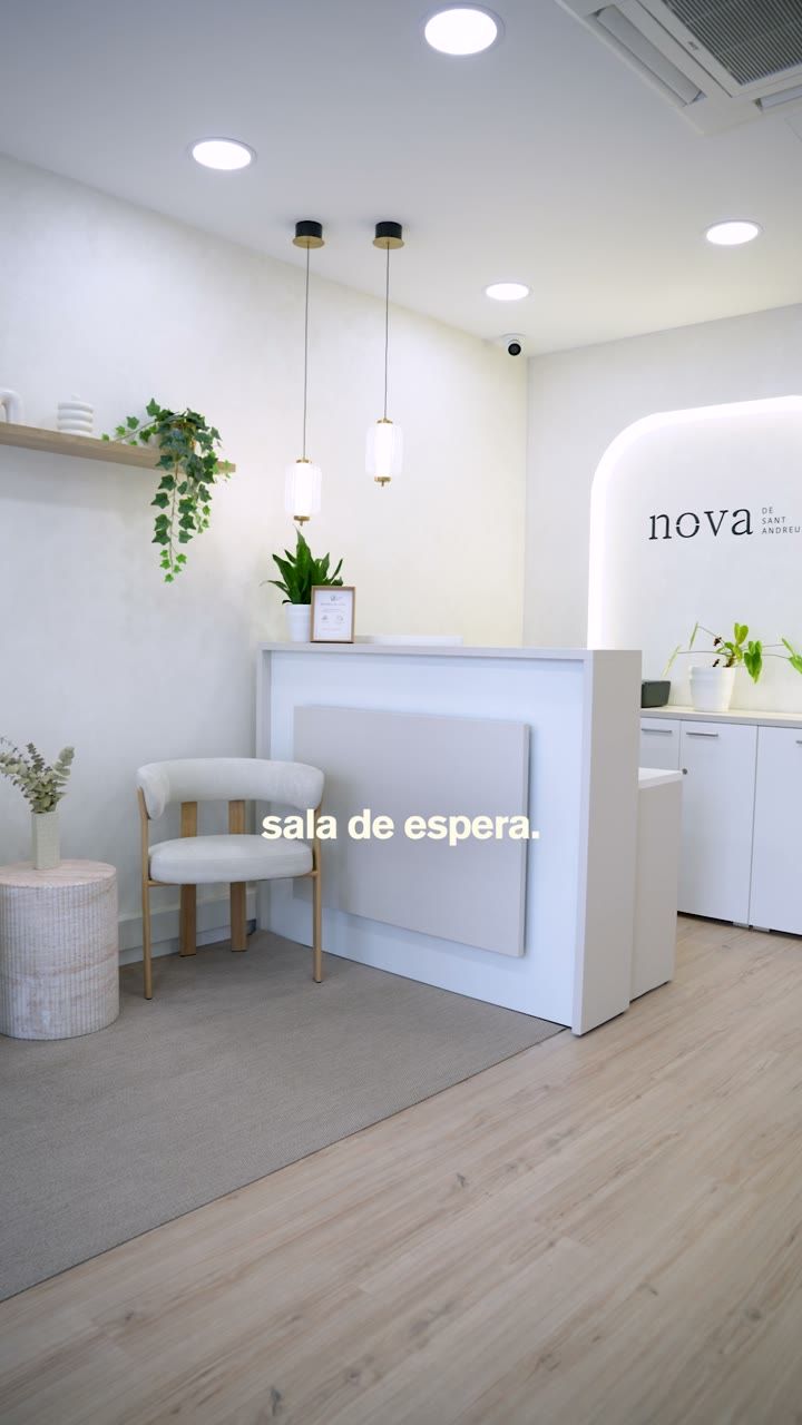 Sala de espera de la clínica Nova Dental
